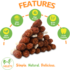 Dog Treats Duck Leg Milk Stick Teeth Cleaning