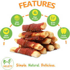 Dog Snack Duck Milk Stick Duck Flavor Chew Sticks