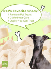 HELETY Freeze Dried Chicken Nuggets, Crumble as Meal Topper for Pets, Single Ingredient, High Protein