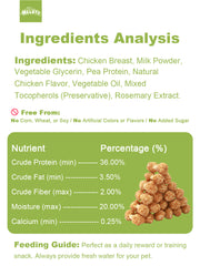 HELETY Dog Training Treats, Natural Chicken Flavor Rewards, Grain Free Treats for Small & Large Dogs