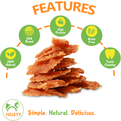 Dog Treats Chicken Jerky 100% Pure Meat High Protein