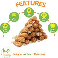 Dog Treats Chicken Leg Milk Stick Teeth Cleaning