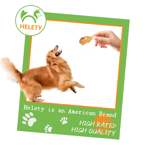 HELETY Dog Treats, Grain Free Chicken Flavor, Soft Chewy Training Snacks for Puppies & Adult Dogs