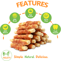 Dog Snack Chicken Milk Stick Chicken Flavor Chew Sticks
