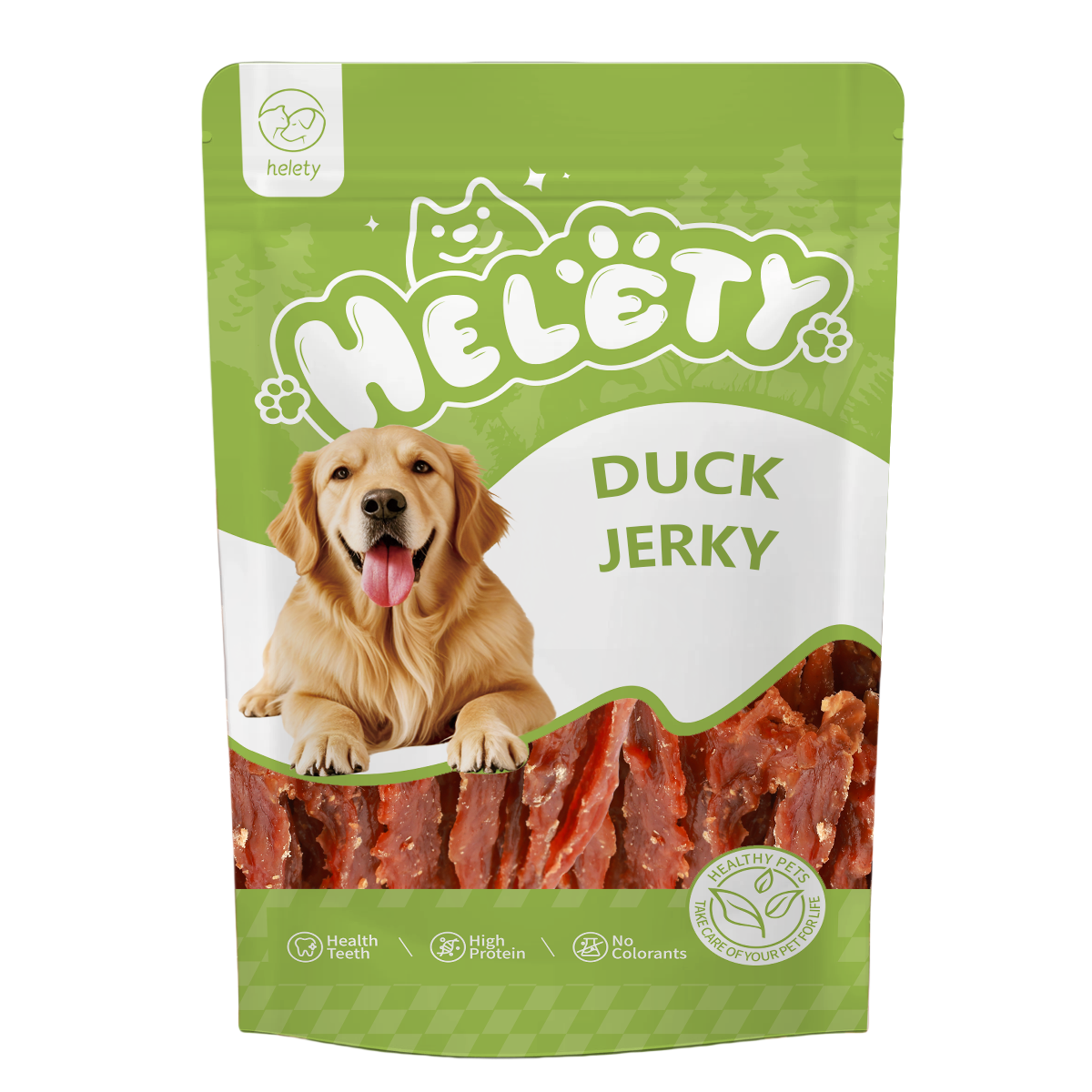 Dog Treats Duck Jerky 100% Pure Meat High Protein