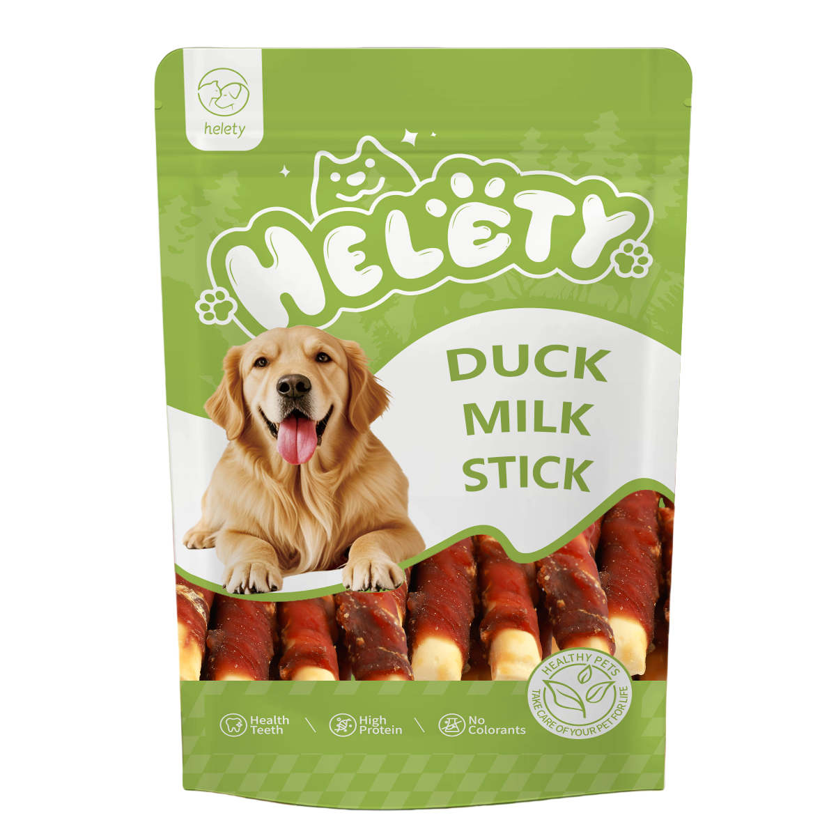 Dog Snack Duck Milk Stick Duck Flavor Chew Sticks