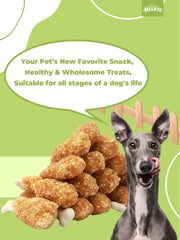HELETY Dog Treats, Grain Free Chicken Flavor, Soft Chewy Training Snacks for Puppies & Adult Dogs