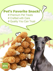 HELETY Dog Treats, Grain Free Chicken Flavor, Soft Chewy Training Snacks for Puppies & Adult Dogs