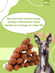HELETY Dog Treats, Grain Free Duck Flavor, Soft Chewy Training Snacks for Puppies & Adult Dogs