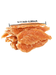 HELETY Grain Free Chewy Dog Treats Wholesome, Natural Chicken Training Treats, Healthy Chicken Jerky, Chew Enjoyment Snacks for Puppies & Adult Dogs