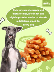 HELETY Grain Free Dog Treats, Natural Chicken Training Treats, Chicken and Sweet Potato, Soft & Chewy Snacks for Puppies & Adult Dogs