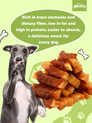 HELETY Dog Training Treats, Low Calorie Soft Chews, Natural Duck Flavor, Duck and Sweet Potato, Rewards for Small & Large Dogs