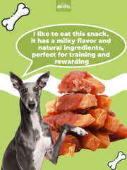 HELETY Dog Training Treats, Low Calorie Soft Chews, Natural Duck Flavor, Duck and Sweet Potato, Rewards for Small & Large Dogs