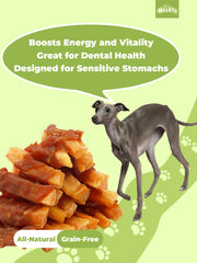 HELETY Dog Training Treats, Low Calorie Soft Chews, Natural Duck Flavor, Duck and Sweet Potato, Rewards for Small & Large Dogs