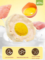 Helety Dog Treats Cat Treats Egg Fried Treats, Meal Topper & Training Snacks for Pets, Natural High Protein Treats for Dogs and Cats